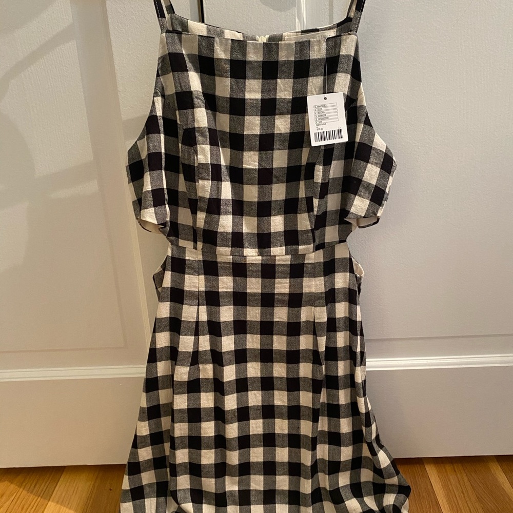 Black & White gingham dress